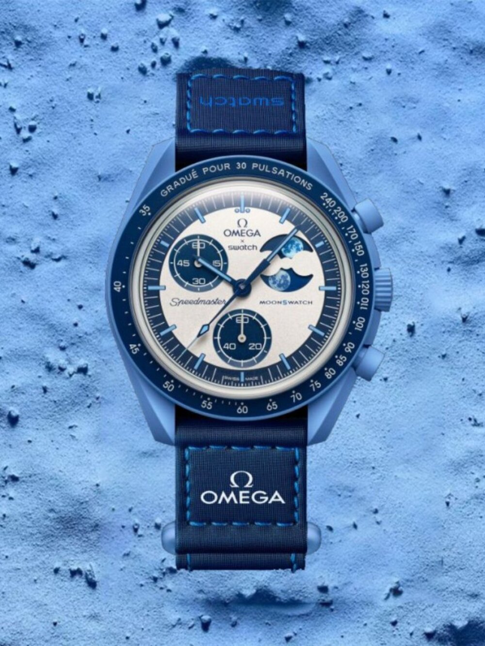 ⚾Swatch x Omega MISSION TO THE Super Blue Moonphase Watch